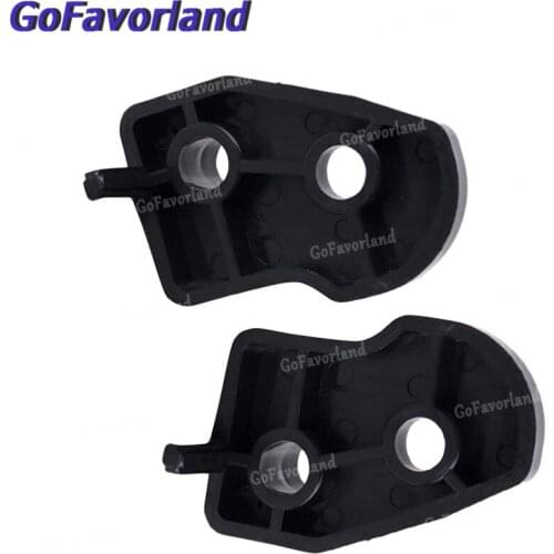 Pair Front Bumper Guide Left Right Plastic Black 2218800130 2218800230 For Mercedes Benz S CLASS W221 2009 2010 2013