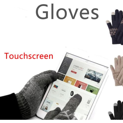 Touchscreen Gloves Winter Warm Wool Gloves | Iphone Samsung Touch Screen Phone Tablet Cash Machine Warm Heart Gift