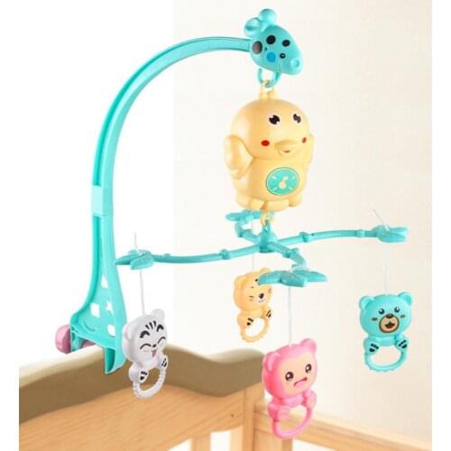 Bed Bell Detachable Mesmerizing Design Plastic Music Bedside Bell for Newborn