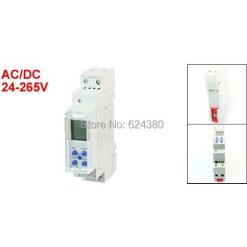 AC DC 24-265V 10A Microcomputer Timer Relay Programmable Controller Control Switch 1 NO 1 NC 24V 36V 48V 110V 220V 240V ZYT20