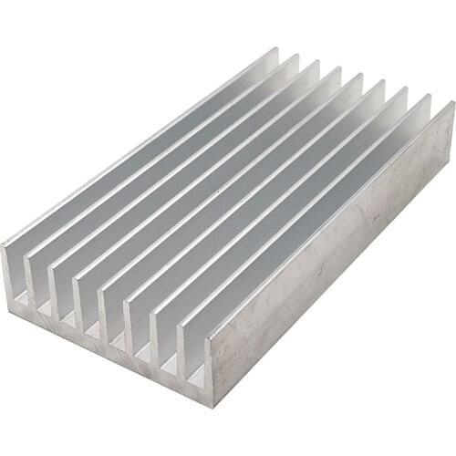 2pcs 100x50mm LED Radiator Heatsink Aluminum Alloy Cooling Board for LED Lighting Lamp DIY High Thermal Conductivity Heatsink