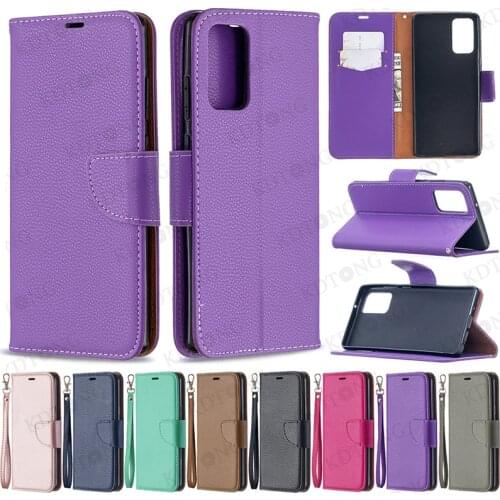 Luxury Flip Wallet Case For Samsung Galaxy Note 20 10 Pro Ultra with Lanyard Invisible Bracket Shockproof Fashion Card Package