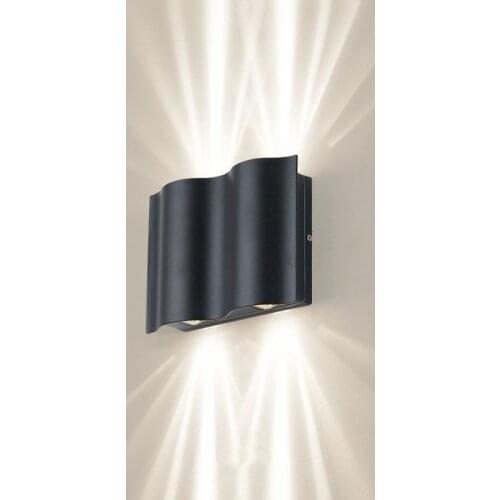 Modern Waterproof Outdoor 12W Led Wall Lamp Ip65 Aluminum Up And Down Wall Light Garden Porch Sconce Decoration Light 110V 220V