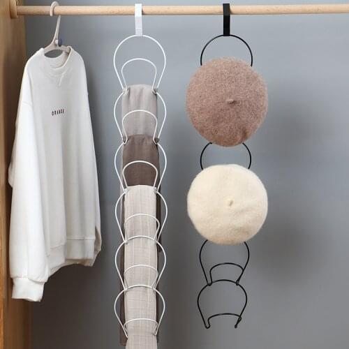 Punch-free Closet Baseball Cap Hat Rack Home Space-saving Storage Organizer Door Wall Hanger Holder Women Fashion Accessories
