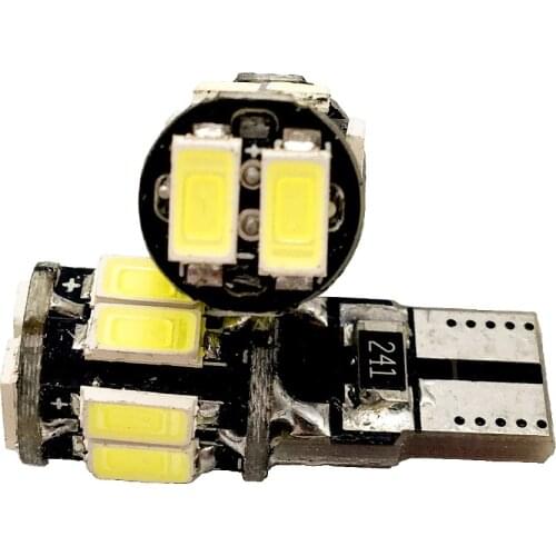 T10 Canbus!! 200X No Error CANBUS T10 5630 10SMD Car Auto LED Can bus Error Free 10 Led Interior Led Light Bulbs White 300LM