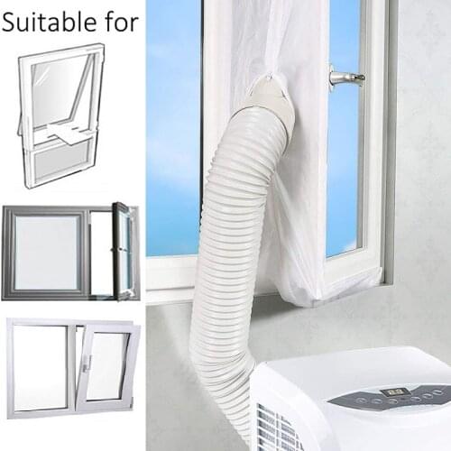 3/4m Airlock Sealing Portable Mobile Air Condition Window Sealing Accessories Soft Sealing Baffle