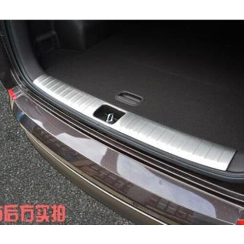 High quality stainless steel internal rear windowsill panel,Rear bumper Protector Sill For Hyundai Tucson 2015-2019