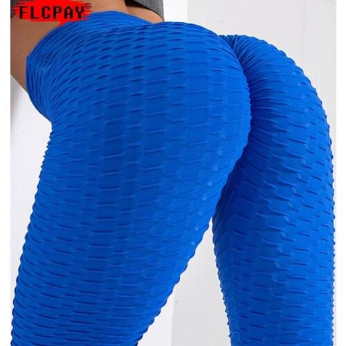 New Womens High Waisted Leggings Pants Seamless Training Jogging Fitness Gym Sports Running Athletic Pant