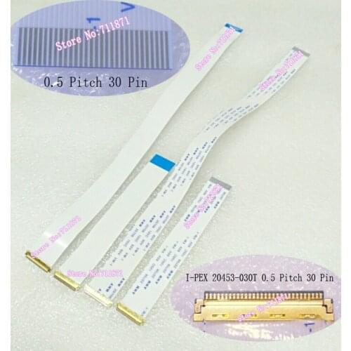 10cm 25cm Type A Type B 0.5 Pitch 30P EDP Screen Line Cable Spacing 0.5mm 30Pin FPC FFC I-PEX 20453-030T EDP Screen Cable Line