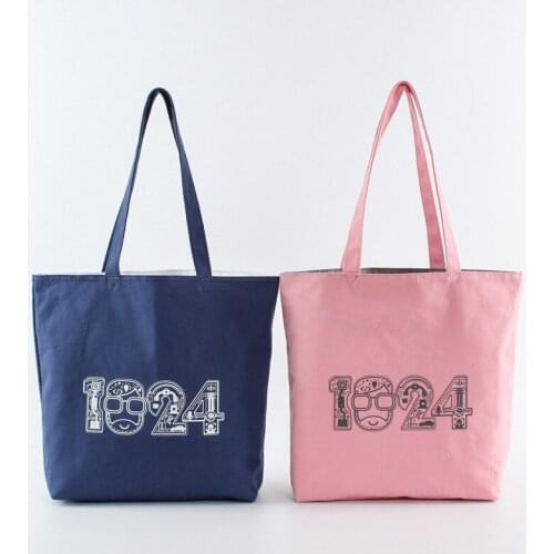 1000pcs Wholesale Cotton Canvas Bags Manufacturers Custom Logo Green Chintz Handbags Shopping Bags Customized Advertising