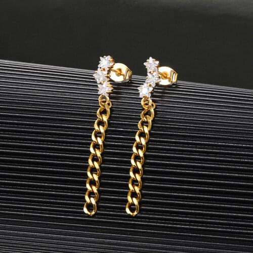 ACEBFEET Women's Gold Earrings