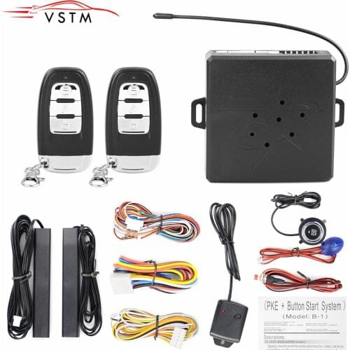 Car Alarm Remote Control Car Keyless Entry Engine Start Alarm System Push Button Remote Starter Stop Auto