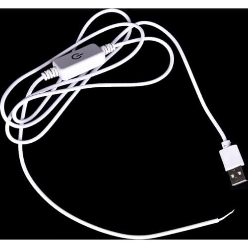 White USB LED Dimmer Touched Switch Brightness Adjust for LED Strip Lamp