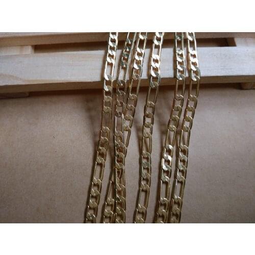 Free shipping bracelet necklace material DIY steel chain accessories Jewelry parts brass chain6*8mm anti bronze smb1064