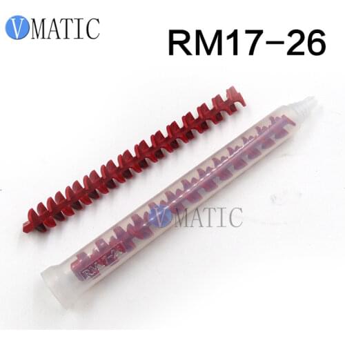 Free Shipping Plastic High Quality 5Pcs Resin Static Mixer MR17-26 Mixing Nozzles For Duo Pack Epoxies