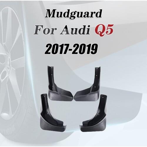 4PCS Car Mudflaps for Audi Q5 SQ5 S-Line Sport YF 2017 2018 2019 Fender Mud Guard Flap Splash Flaps Mudguards Accessories SLine