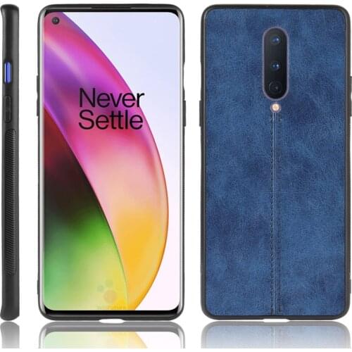 For OnePlus 8 Case Genuine Leather Cover For OnePlus 8 One Plus 8 Phone Cases Back Capas Fashion Funda