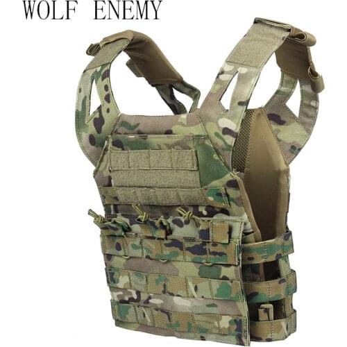 Children Mini 1000D Tactical Military Molle Plate Carrier JPC Vest Safety Protection For Kids Outdoor Activity