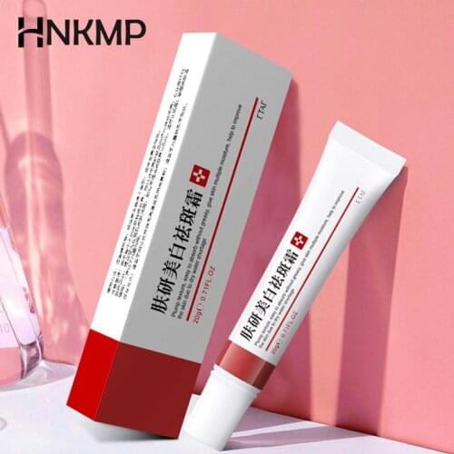 Effective Whitening Freckle Cream Remove Dark Spots Anti Freckle Cream Fade Pigmentation Melasma Brighten Creams Skin Care 20g