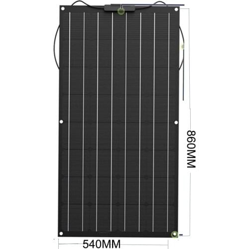 Flexible Solar Panel 80W ETFE+EVA film Photovoltaic Solar Panel (Thermostable) 18V for 12V solar battery charger mono solar cell
