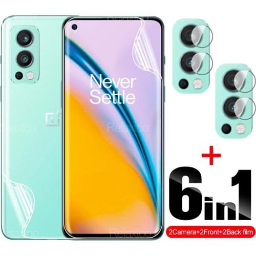 6 in 1 Hydrogel film for OnePlus Nord 2 5G 6.43inch lens protection glass on for OnePlus Nord 2 5G Camera Screen Protector Film