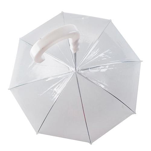 Hot Sale Dog Walking Waterproof Clear Cover Built-in Leash Rain Sleet Snow Pet Umbrella