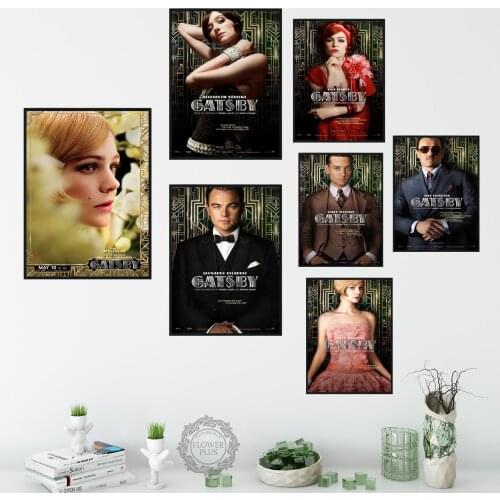 Leonardo DiCaprio the Great Gatsby Painting Canvas Wall Art Pictures Unframe Home Decor 1 Pieces Printed Poster quadro cuadros