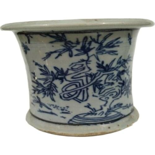 Jingdezhen pottery, evergreen pen, antique porcelain, furnishings for home furnishings
