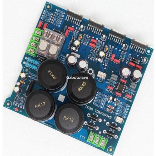 Lk140 TDA7293 two parallel 130W + 130W hifi stereo power amplifier board
