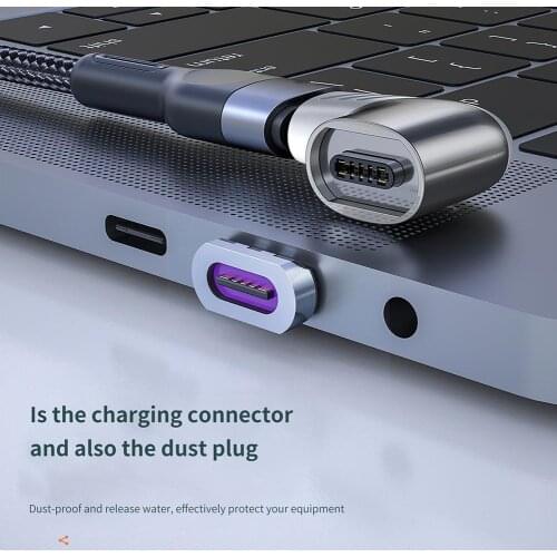 Mini Magnetic Adapter Type-c 100W Fast Charging Side Insert Suitable Notebook Adapter Adapter For MacBook L4W8