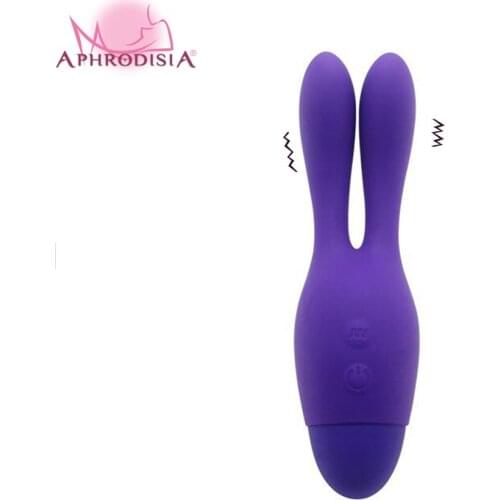APHRODISIA Silicone Multispeed Vibrator Vibrating Rabbit Vibe Massager Adult Sex Toys For woman Products, Dual Motor G spot