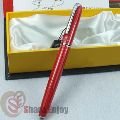 PICASSO 916 ELEGANT ROLLER BALL PEN ONE RED AND SILVER