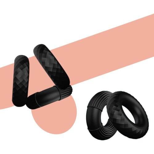 Silicone Durable Penis Ring Adult Men Ejaculation Delay Cock Rubber Rings Penis Enlargement Sex Toys For Male Couples Sex Rings