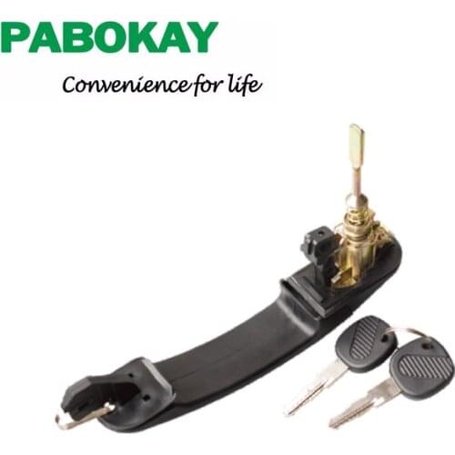 FOR VW Golf MK3 door handle lock with 2 keys front left 377837205