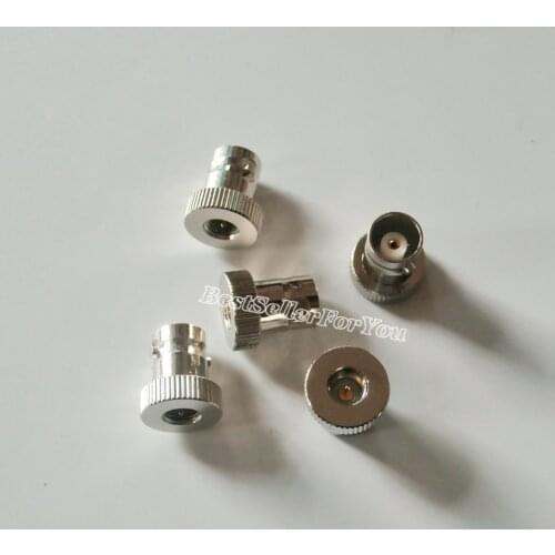 10Pcs New BNC Q9 Female Jack To SMA Male Plug RF Connector Straight Adapter Nickle Plating