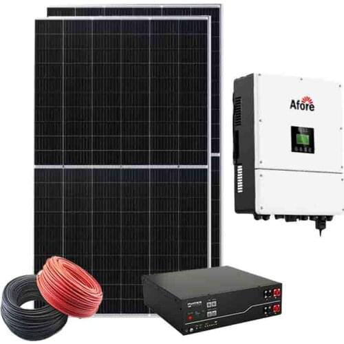 3kw hybrid solar energy systems power system with hybrid charge controller