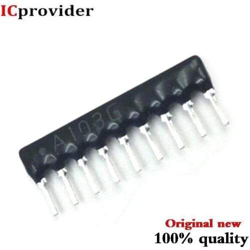 A09-103 SIP-9 A 103G 103 10K Ohm 8 Commoned Resistor Network Array 9 PIN 200pcs/lot