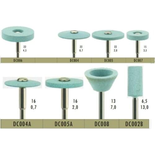 Dental Diamond Bur Zirconia Ceramic Polisher Wheel Disc Polishing All Porcelain Grinder Abrasive Tools Dental Lab Intrusment