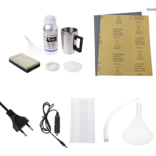 Car Headlight Glass Refurbishment Tool Kit Hydrophobic Coating Scratch Repair EU Plug