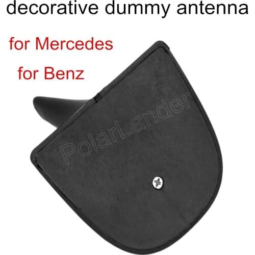 Free shipping car styling Black GPS Style Shark Fin Adhesive Decorative Dummy Antenna Aerial For Mercedes for Benz