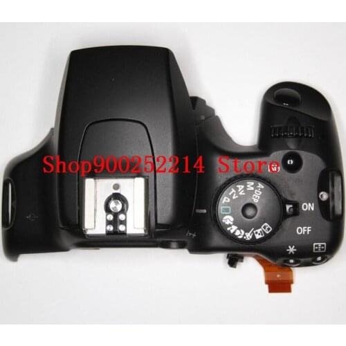 For Canon 1000D Rebel XS Kiss F Top cover group With Mode dial Power switch button Shutter button cable Used Repair Part