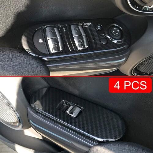 For Mini 5-Door F55 LHD 2015-2019 Interior Window Mirror Adjust Switch Fold Panel Cover Trims Cooper Hatch Hatchback