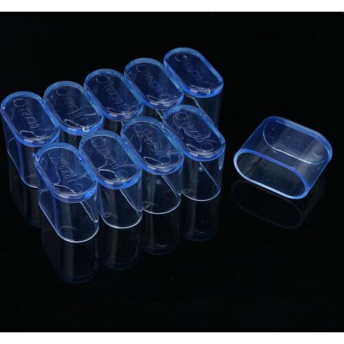 10Pc Oval Shape Furniture Feet Cups Anti Slip Rubber Caps Home Office Table Chair Leg End Protector Covers Floor Guards US Stock