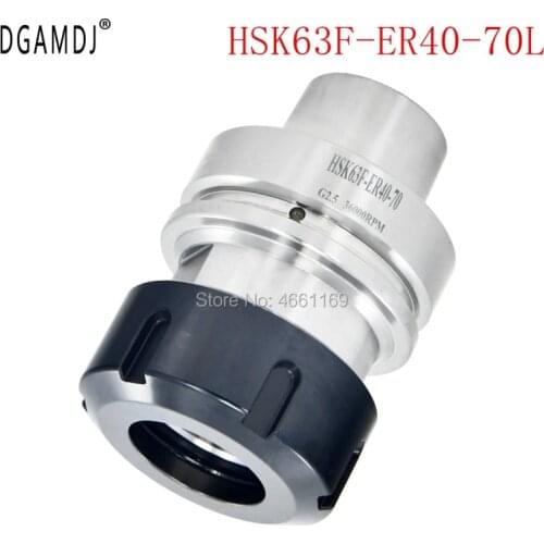 Tool sets lathe chuck HSK63F ER16 ER20 ER25 ER32 ER40 70L 100L knife shank for CNC machining center spindle tool holder