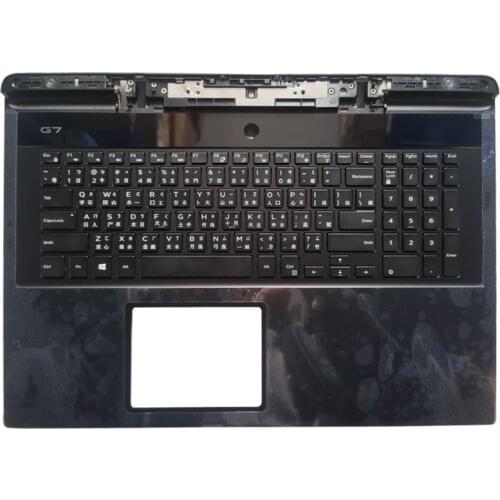 NEW Traditional Chinese laptop keyboard for DELL G7 7790 TW keyboard with palmrest with backlight 06WFHN