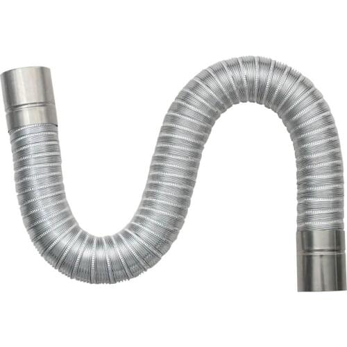 Length Fireproof gas water heater stainless steel 60-150mm aluminum strong universal exhaust Car intake pipe extension tube