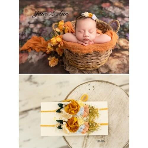 Newborn photography head flower Super photography handmade head flower Small fresh hair band TH81 to 98