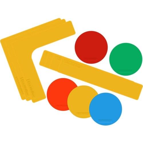 Anti-skid Tennis Ground Marker Line Sticker Basketball Football Badminton Court Line Racket Sports Boundary Signal Label