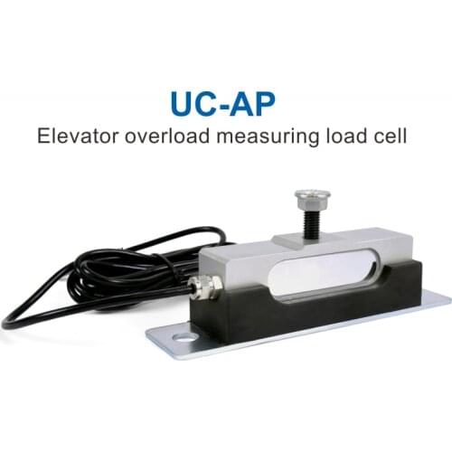 Rectangle UC-AP-B Elevator compression cabin Load Cells sensor below the elevator car with Anti vibration rubber pad