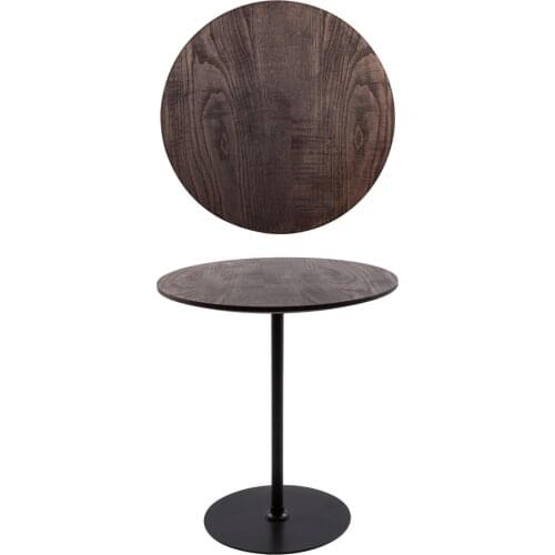 Ufo Walnut Veneer, Metal Legs Serving Stand, Side coffee table coffee tables table basse furniture living room table